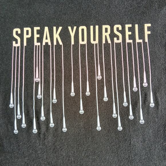 BTS Speak Yourself 2019 World Tour Mic Drop Tee M Big Hit Entertainment cotton - Picture 2 of 9